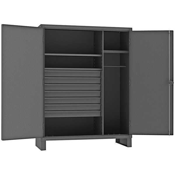 Durham Mfg 12 Gauge 48" x 24" x 78" 3Shelf Steel Wardrobe with