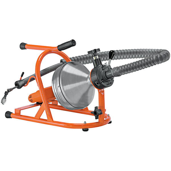 A General Pipe Cleaners Drain-Rooter PH drain cleaning machine with a hose.