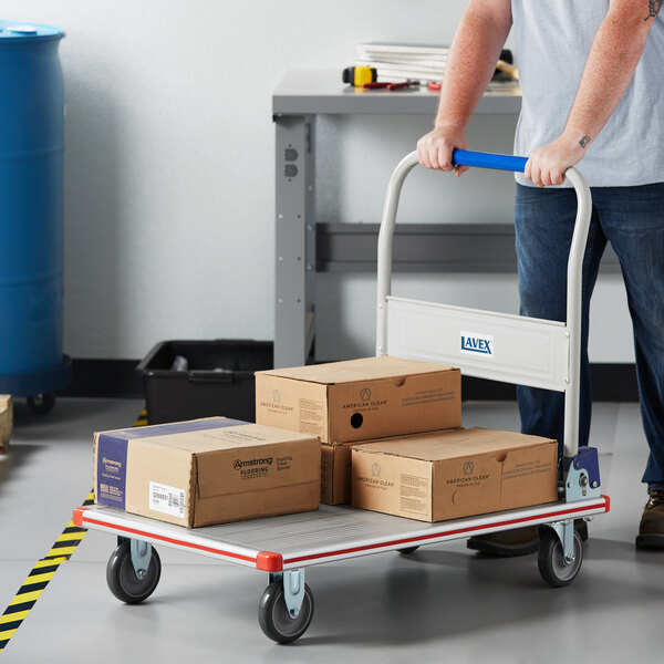 Lavex 24" x 36" Aluminum Platform Truck 660 lb. Capacity