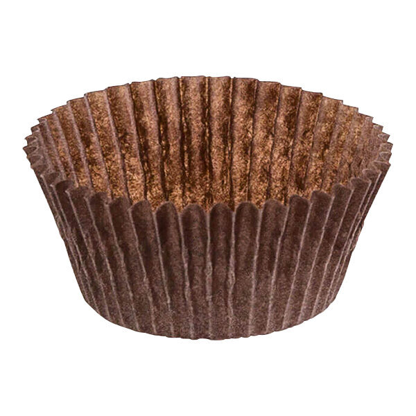 Novacart Brown Fluted Baking Cup 2" x 1 1/4" 17000/Case