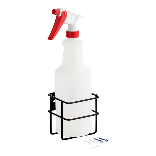 Lavex WallMount Spray Bottle Holder with (1) 32 oz