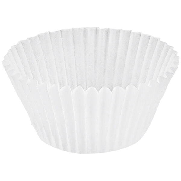 Novacart White Fluted Baking Cup 2 1/4" x 1 5/8" 14400/Case