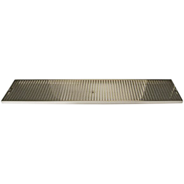 Micro Matic DP820DSSPVD39 8" x 39" PVD Brass Surface Mount Drip Tray