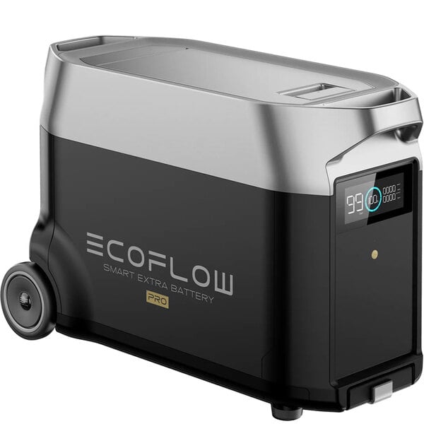 An EcoFlow DELTA Pro extra battery pack on a white background.