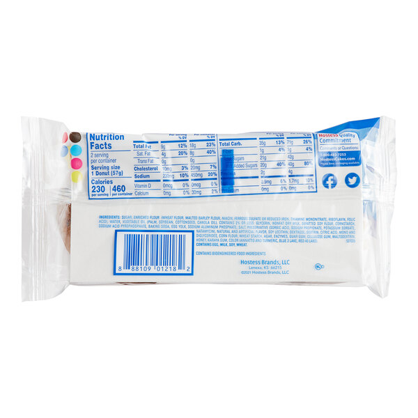 Hostess Single Serve Glazed Blueberry Jumbo Donuts 2Count 4