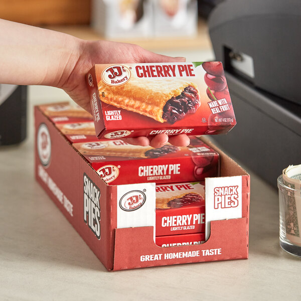 JJ's Bakery Cherry Pie Turnover 4 oz. 48/Case