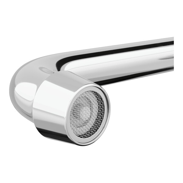 A Regency chrome swing spout for a faucet.