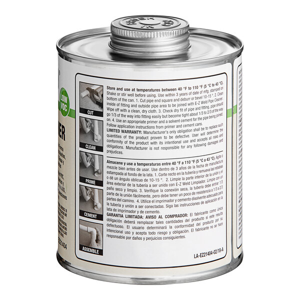 EZ Weld EZ21404N 32 oz. Clear Pipe Cleaner