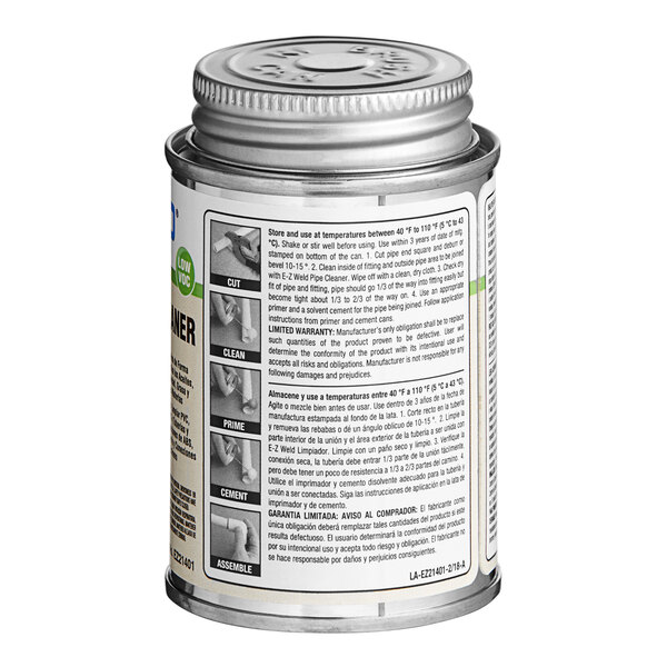 EZ Weld EZ21401N 4 oz. Clear Pipe Cleaner