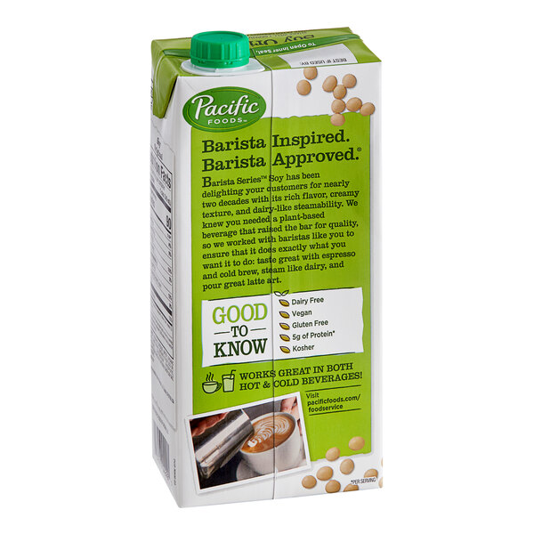 Pacific Foods Barista Series Soy Milk 32 fl. oz. 12/Case