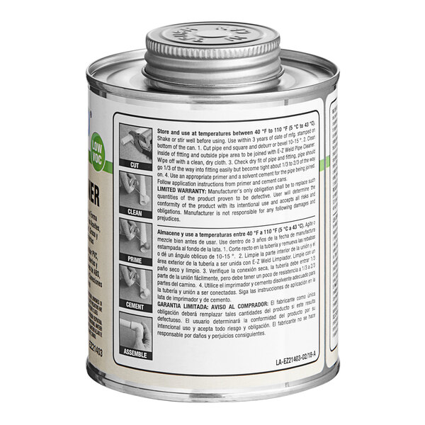 EZ Weld EZ21403N 16 oz. Clear Pipe Cleaner