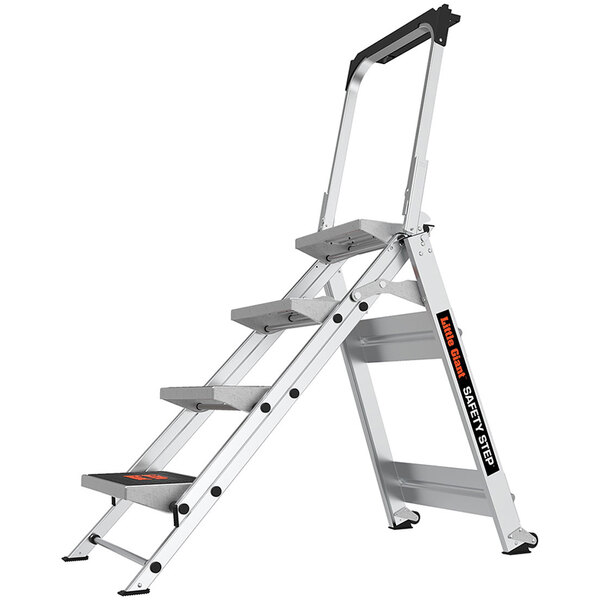 Little Giant Safety Step 4' Type 1A 4-Step Aluminum Step Stool