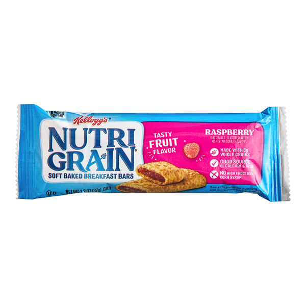NutriGrain Raspberry Cereal Bar 1.3 oz. 48/Case