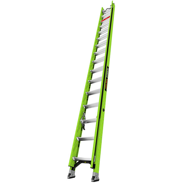 Little Giant HyperLite 32' Type 1AA Green Fiberglass Extension Ladder