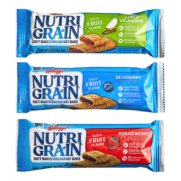 NutriGrain Cereal Bar Variety Pack 1.3 oz. 48/Case