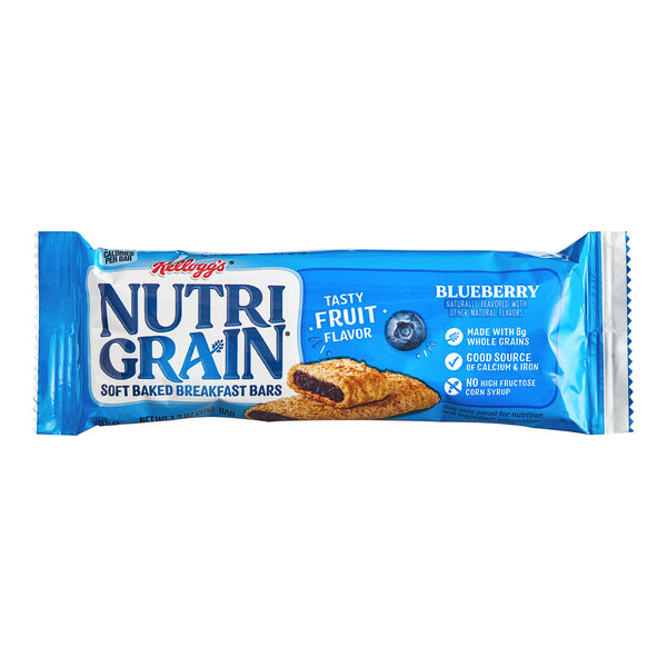 NutriGrain Blueberry Cereal Bar 1.3 oz. 48/Case