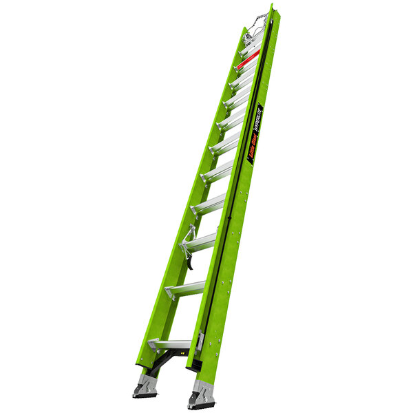 Little Giant HyperLite Type 1A Green Fiberglass Extension Ladder with