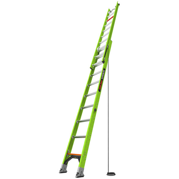Little Giant HyperLite Type 1AA Green Fiberglass Extension Ladder with