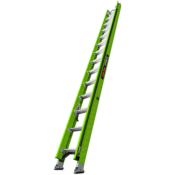 Little Giant HyperLite 28' Type 1AA Green Fiberglass Extension Ladder