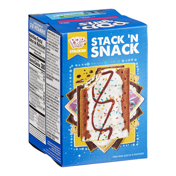 PopTarts Unfrosted Blueberry Toaster Pastry 2Pack 48/Case