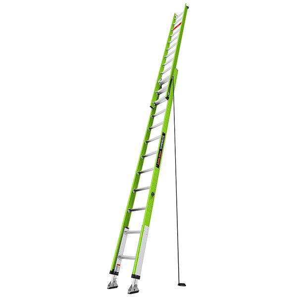 Little Giant HyperLite Type 1AA Green Fiberglass Extension Ladder with