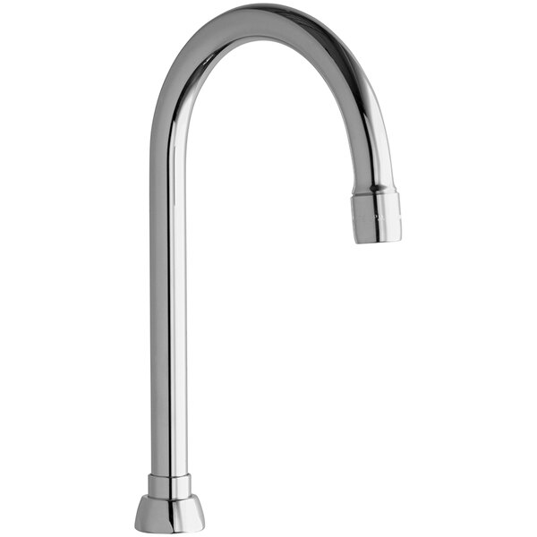 Chicago Faucets GN2AE3JKABCP 5 1/4" Rigid / Swing Gooseneck Spout