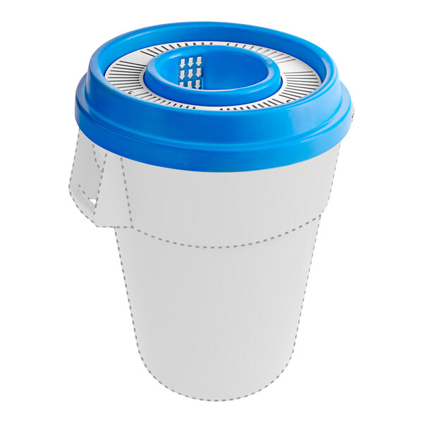 PourAway Blue Lid and (2) 2.5 Gallon Liquid Waste Disposal Tank Set for