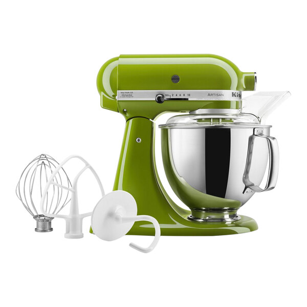 KitchenAid KSM150PSMA Artisan Series Matcha 5 Qt. Tilt Head Countertop Mixer 120V
