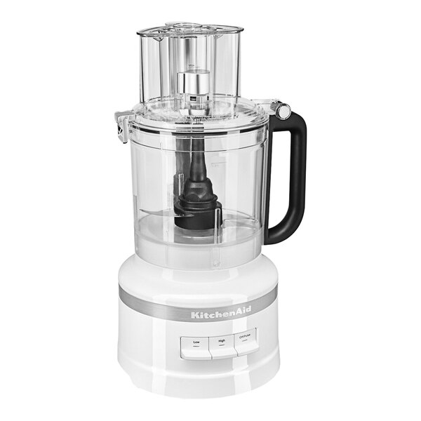 KitchenAid KFP1318WH White 13-Cup Food Processor - 120V