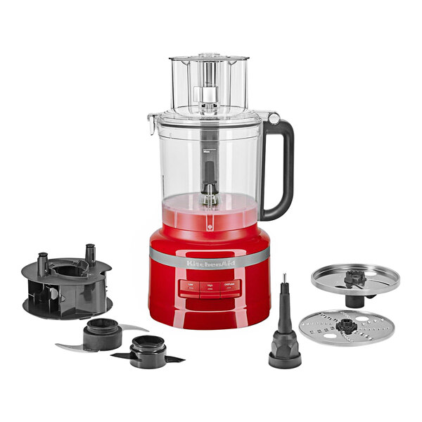 KitchenAid KFP1318ER Empire Red 13Cup Food Processor 120V