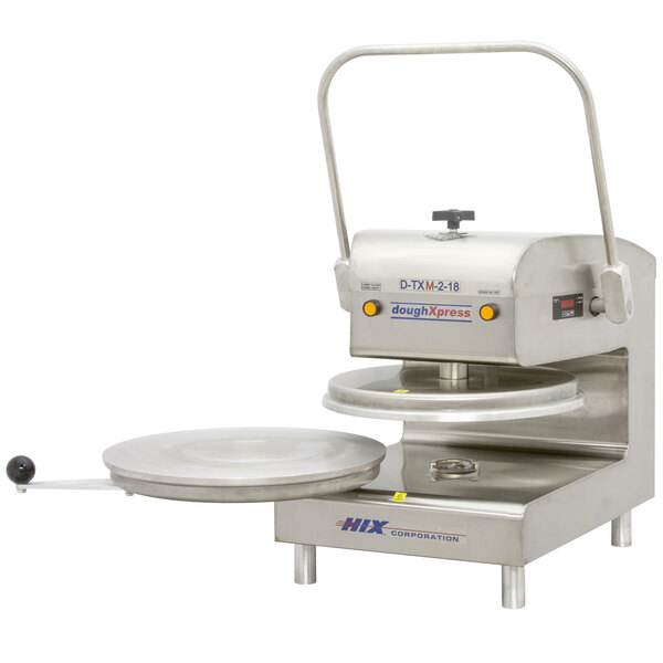 DoughXpress DTXM218 18" DualHeat Manual Stainless Steel Heavy Duty