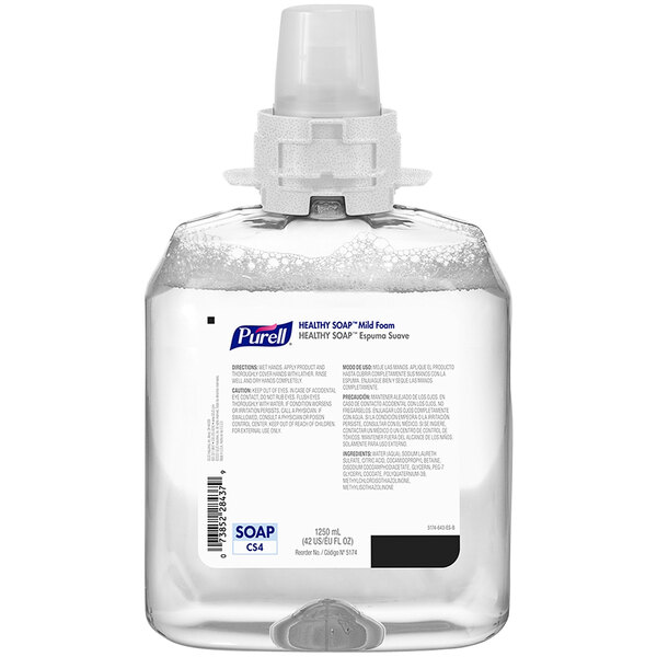 PURELL® Healthy Soap® 5174-04 CS4 1250 mL Mild Foaming Hand Soap