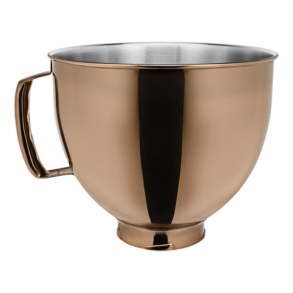 KitchenAid KSM5SSBRC 5 Qt. Radiant Copper Metallic Finish Stainless Steel Mixing Bowl with