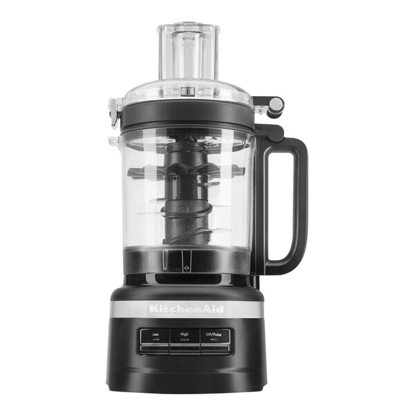 KitchenAid KFP0921BM Matte Black 9Cup Food Processor 120V