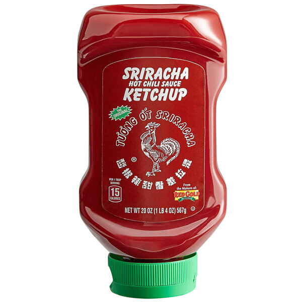 Huy Fong 20 oz. Sriracha Hot Chili Ketchup - 6/Case