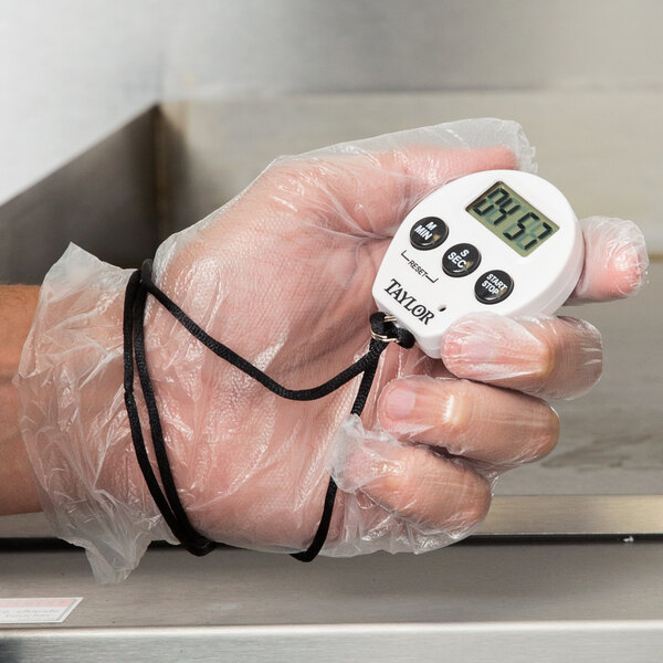 Taylor 5816N Digital 100 Minute Kitchen Timer / Stopwatch with Lanyard