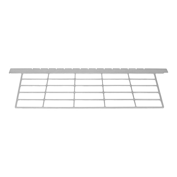 A white plastic grid with white rectangles on it.