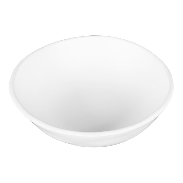 An off white Elite Global Solutions melamine bowl.