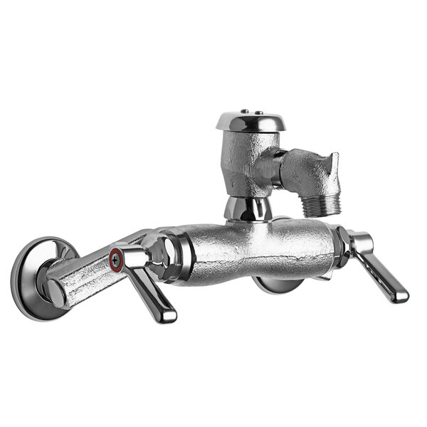 Chicago Faucets 305VBRRCF WallMounted Service Sink Faucet with