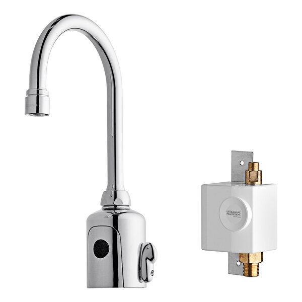 Chicago Faucets 116.943.AB.1T HyTronic 1.5 GPM SelfSustaining Deck