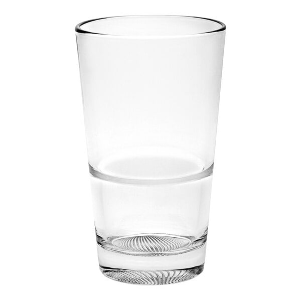 A clear Vidivi highball glass with a thin rim.