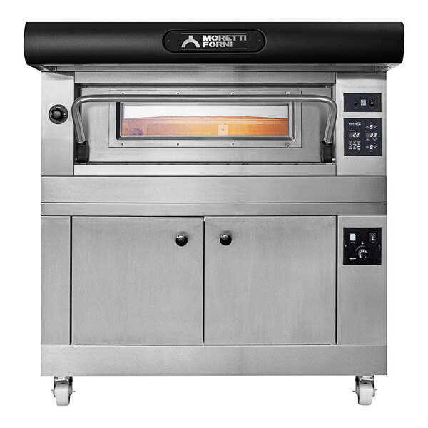 Moretti Forni Amalfi D C18 Electric Single Deck Oven with Proofer - 208V,  45 5/16 x 43 11/16