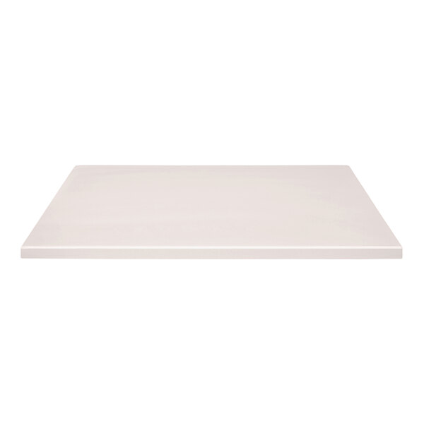 Perfect Tables 24" x 24" Outdoor Square Microtexture Polar White Table Top