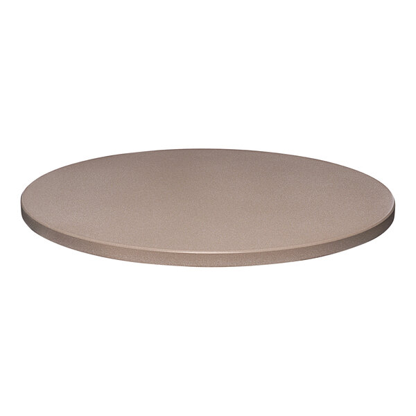 Perfect Tables 24" Indoor Round Smooth Concrete Table Top