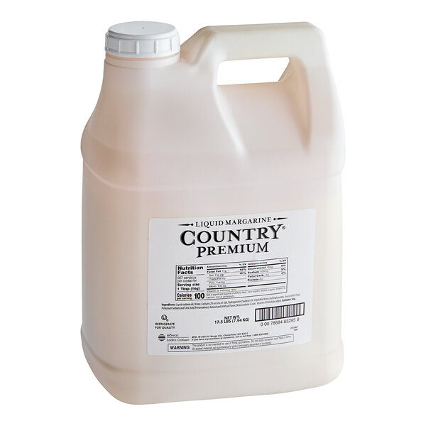 Bunge Country Premium Liquid Margarine 17.5 lb. 2/Case