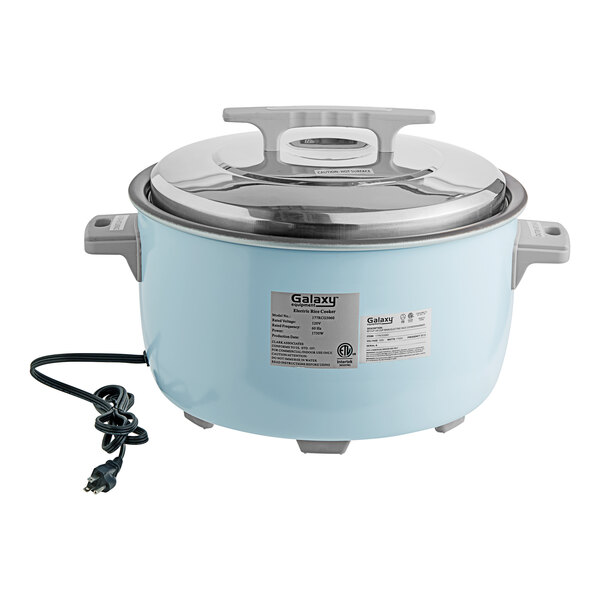 Galaxy 60 Cup (30 Cup Raw) Electric Rice Cooker / Warmer 120V, 1750W