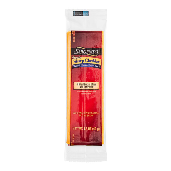 Sargento Sharp Cheddar Cheese Stick 1.5 oz. 72/Case