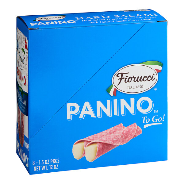 Fiorucci Foods Hard Salami & Mozzarella Panino 1.5 oz. 16/Case