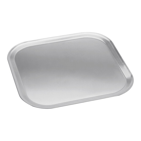 An American Metalcraft aluminum square pizza pan with a wide rim.