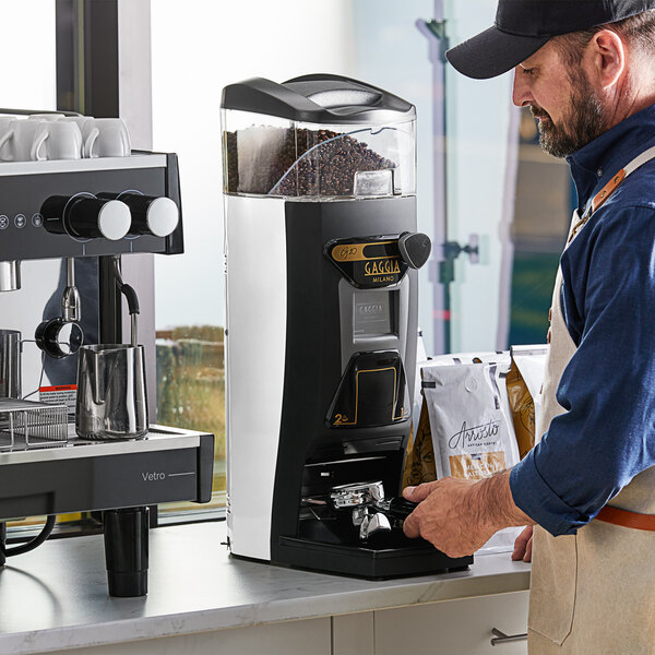 Gaggia G10 White OnDemand Espresso Grinder 120V